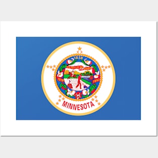 Minnesota Flag Posters and Art